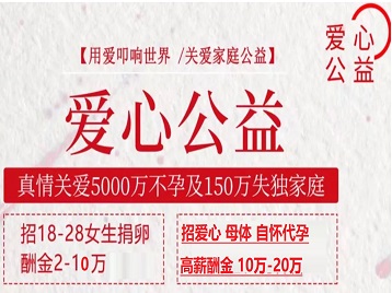 济源捐卵助孕生子 爱心志愿者招募